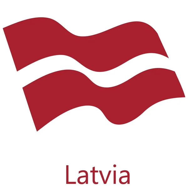 Растровий прапор Латвії — стокове фото