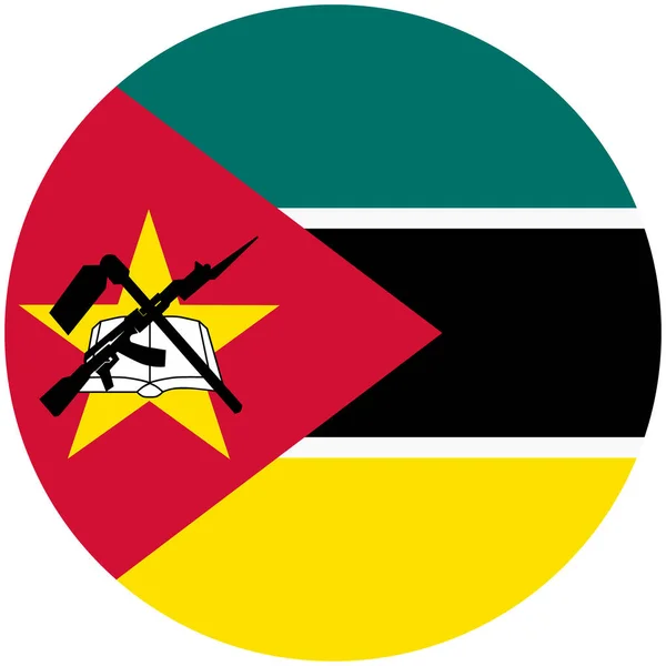 莫桑比克旗子光栅 — 图库照片