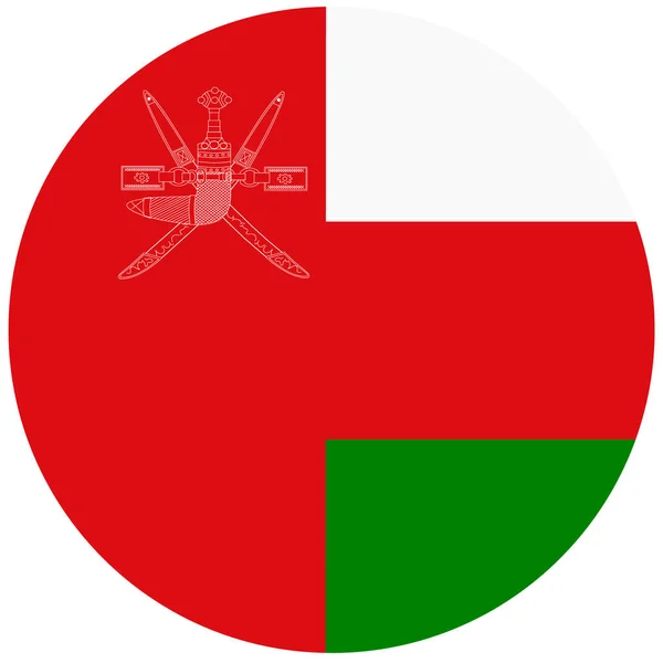 Bandeira de Omã raster — Fotografia de Stock