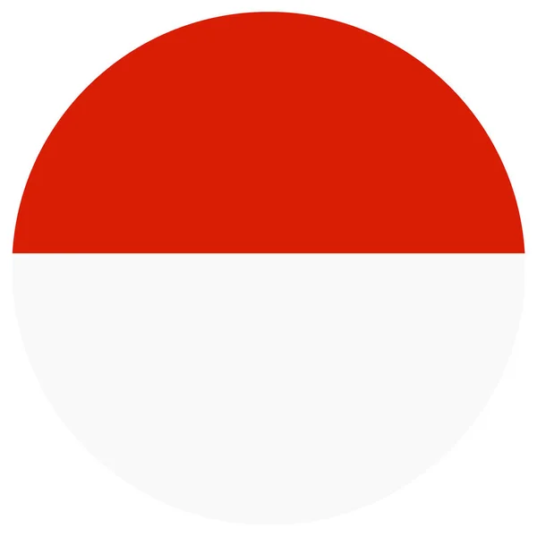 Bandeira de Salzburgo redonda — Fotografia de Stock