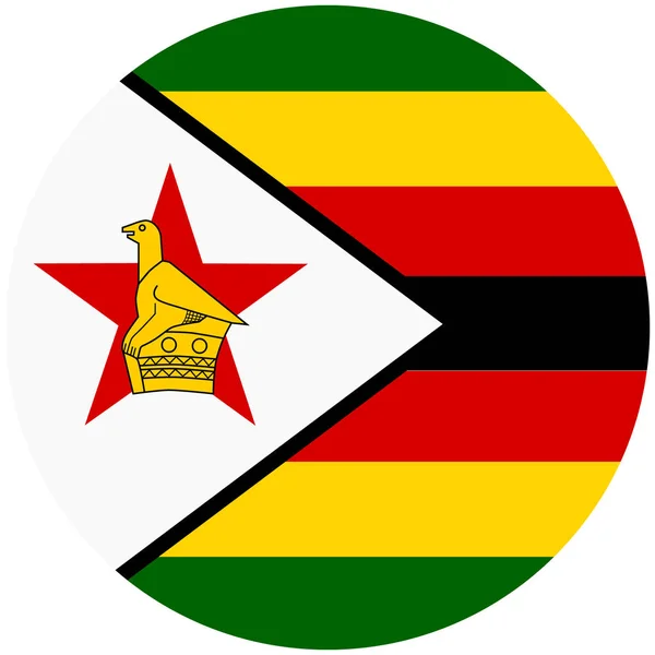 Simbabwe-Fahnenraster — Stockfoto