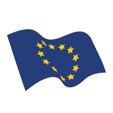 AB bayrağı vektör