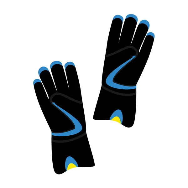 Par de guantes vector — Vector de stock