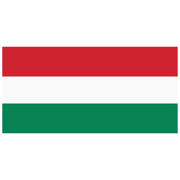 Ungarischer Flaggenvektor — Stockvektor