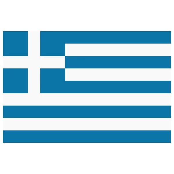 Ελλάδα σημαία διάνυσμα — Διανυσματικό Αρχείο