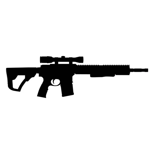 Assault rifle vector — Stock Vector