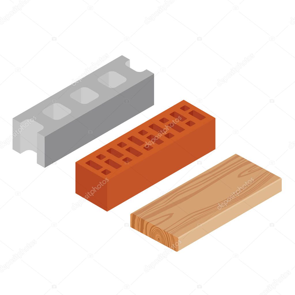 Block, brick and plank