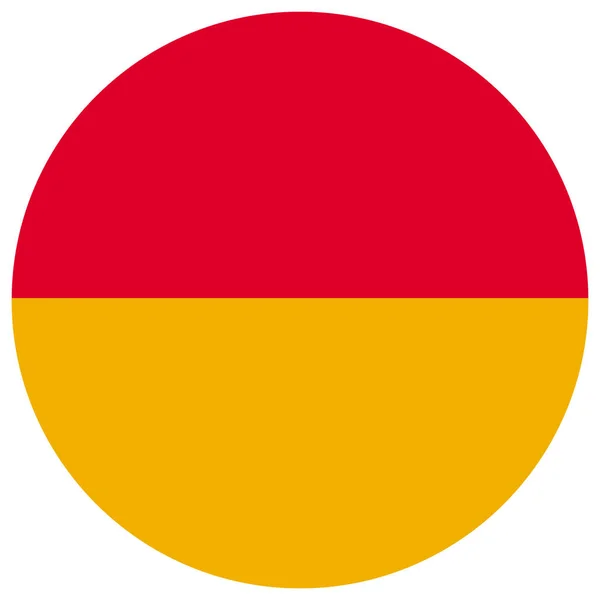ブルゲンラント州の旗のアイコン — ストック写真