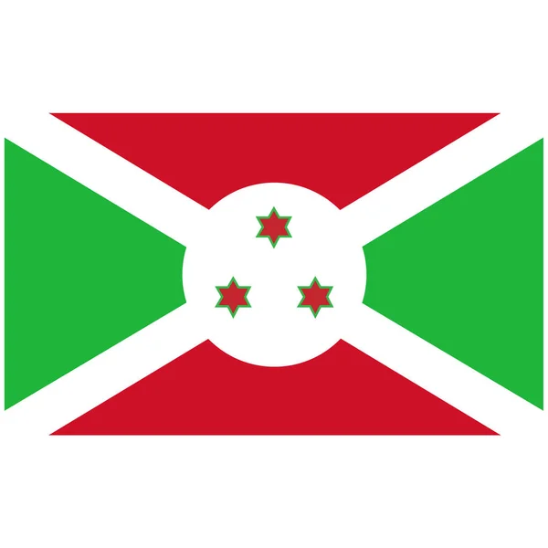 Drapeau Burundi raster — Photo