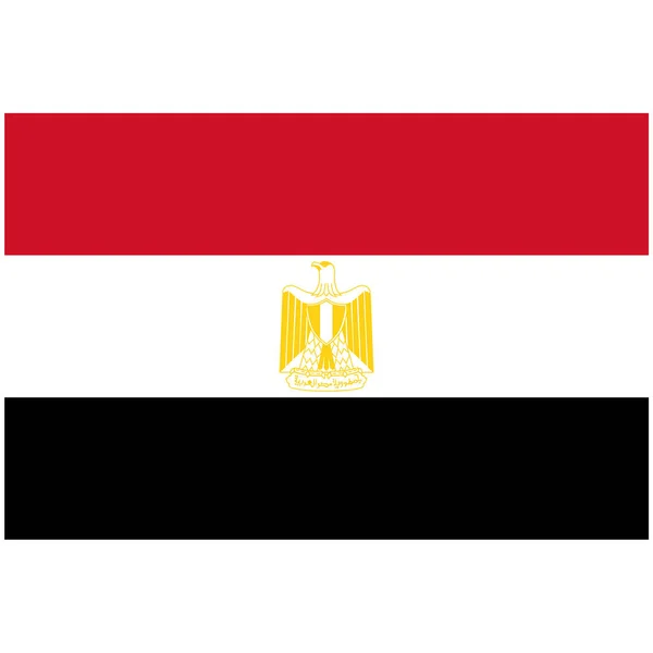 Egypt flag raster — Stock Photo, Image