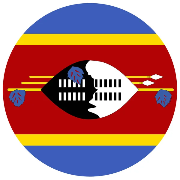 Swaziland flag raster — Stock Photo, Image