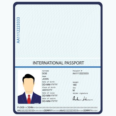 Passport kimlik belgesi