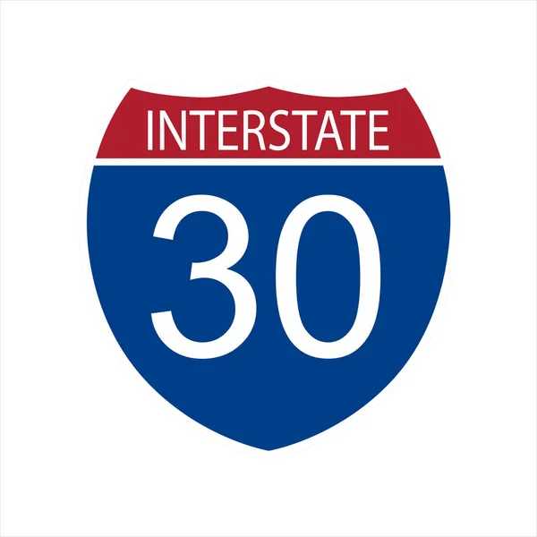 Interstate highway road — Stockfoto