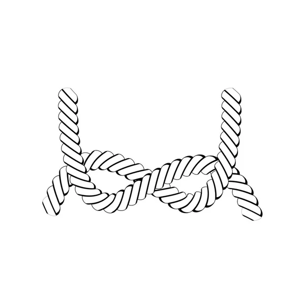 Ναυτικά σχοινί knots — Φωτογραφία Αρχείου