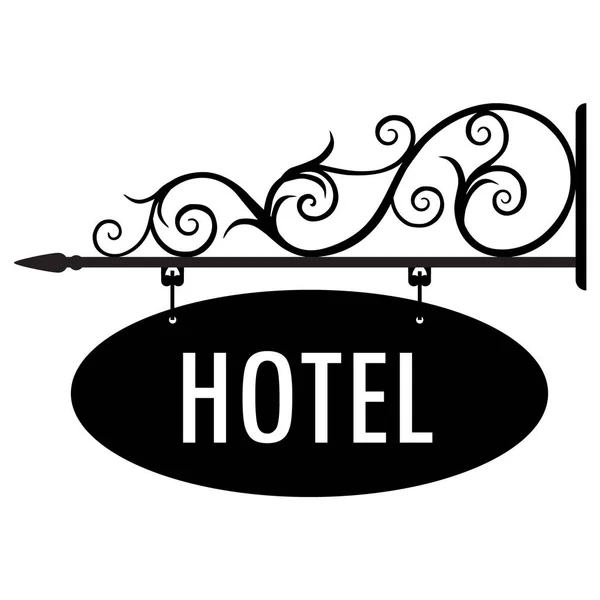 Hotel sign raster — Stockfoto