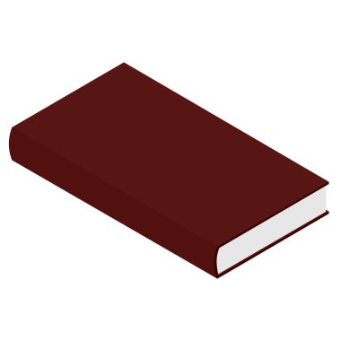 Vektör kitap izometrik