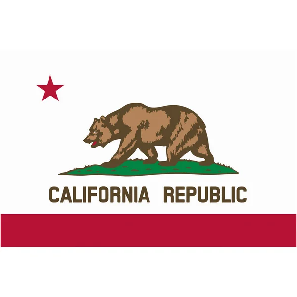 California flag vector — Stock Vector