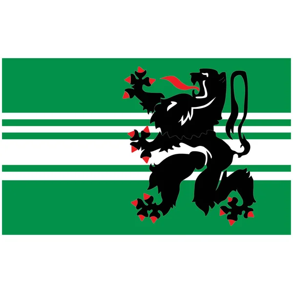 Σημαία της Ανατολικής Φλάνδρας — Διανυσματικό Αρχείο