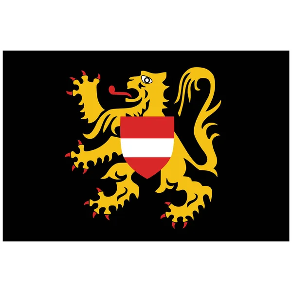 Vlag Vlaams Brabant — Stockvector