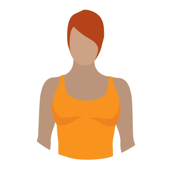 Γυναίκα αθλητισμού avatar — Διανυσματικό Αρχείο