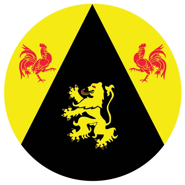 Vlag van Waals-Brabant — Stockvector