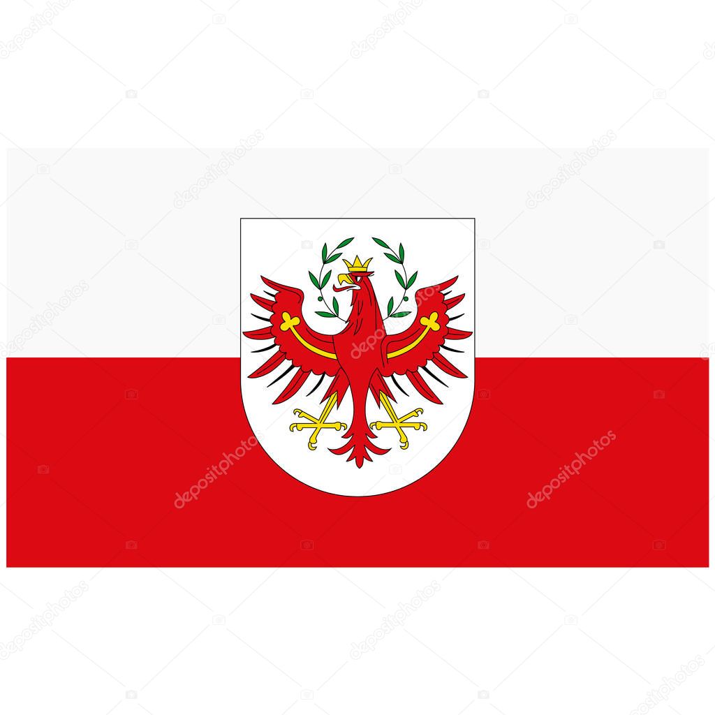 Tyrol flag vector