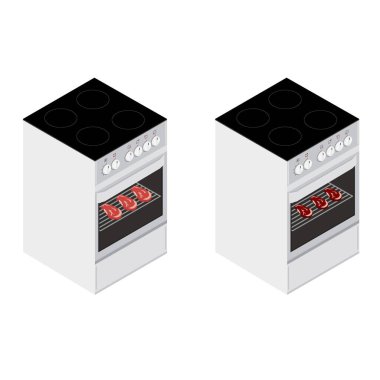 Fırında pişirme konseptinde biftekler