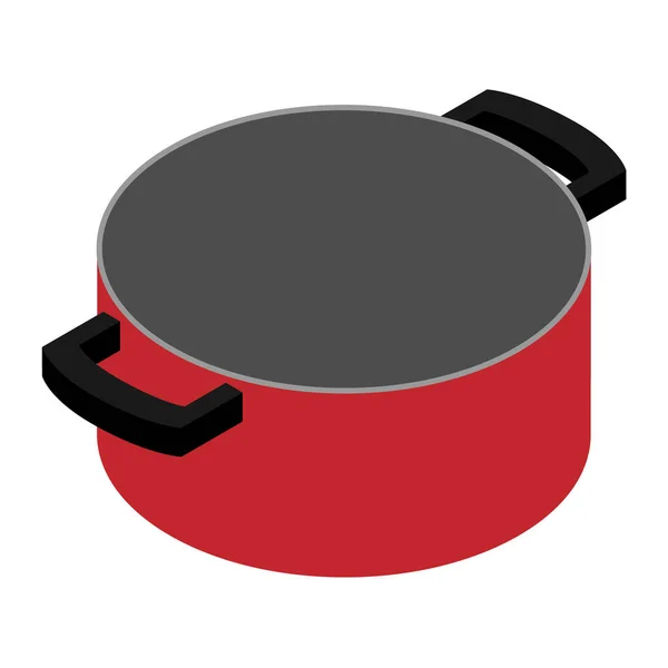 空の鍋,白の背景に隔離パン.料理のコンセプト — ストック写真