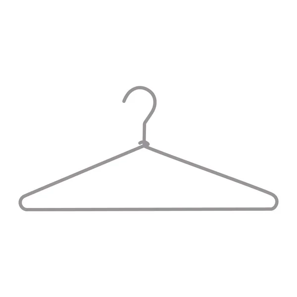 Metal Wire Hanger Clothes Hangers White Background — Stock Photo, Image