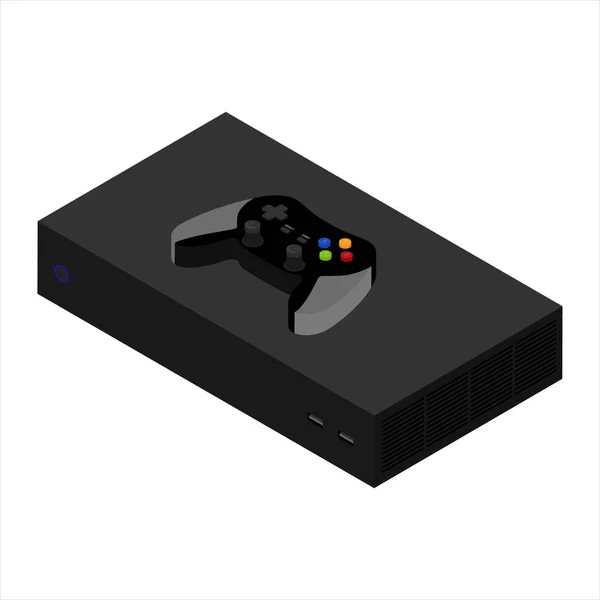 Console Videogame Controle Isométrico — Fotografia de Stock