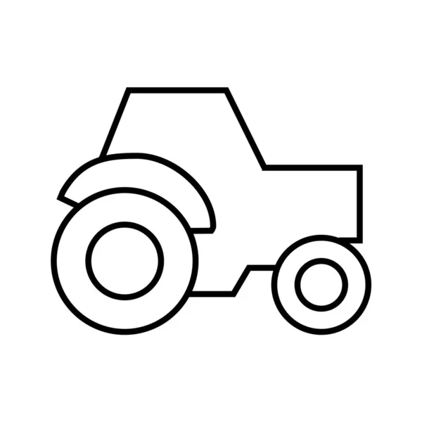 Icono Del Tractor Agricultura Agricultura Transporte — Foto de Stock