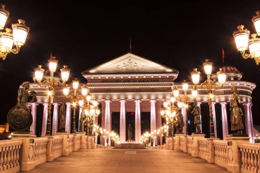 arkeoloji müzesinde bulunan Üsküp, Makedonya