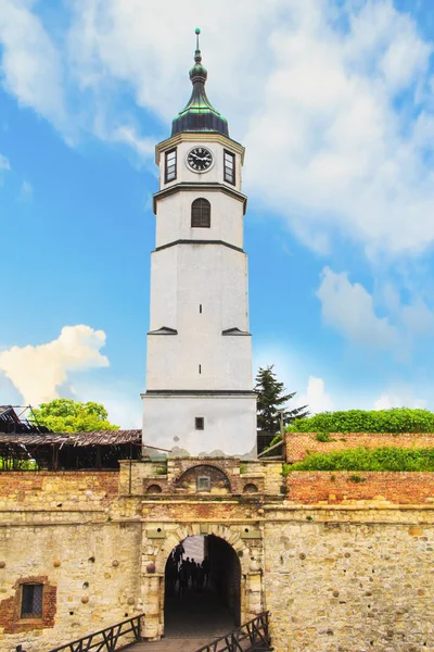 Güneşli bir günde kale Kalemegdan Belgrad, Sırbistan, güzel manzara