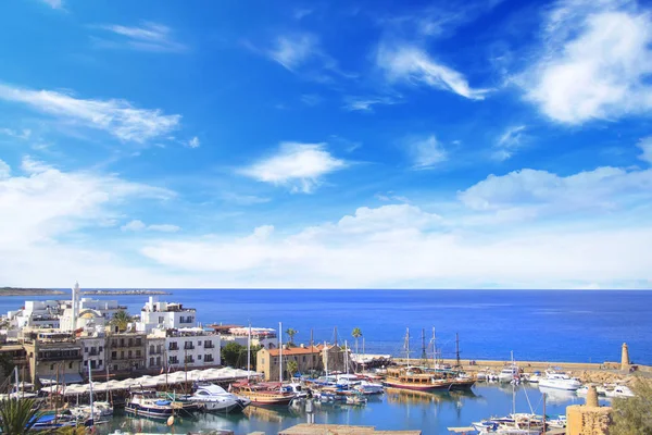 Girne Girne Kuzey Kıbrıs Girne Koyunda Güzel Görünümü — Stok fotoğraf