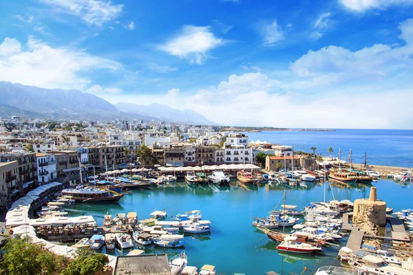 Bella Vista Sulla Baia Kyrenia Kyrenia Girne Cipro Del Nord — Foto Stock