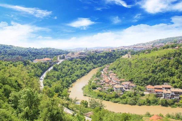 Beautiful View Tsarevets Mountains Veliko Tirnovo Bulgaria — Stock Photo, Image