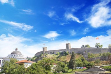 Güzel manzara Üsküp, Makedonya Üsküp kale (Kale kale)