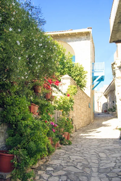 Mooi Uitzicht Straat Het Historische Centrum Van Nicosia Cyprus — Stockfoto