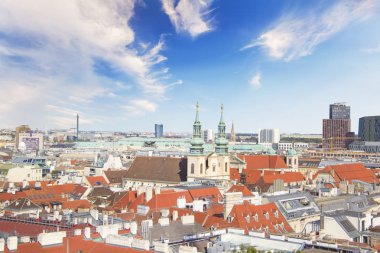 Aziz Stephan Katedrali Viyana, Avusturya, gözlem güverteden kenti