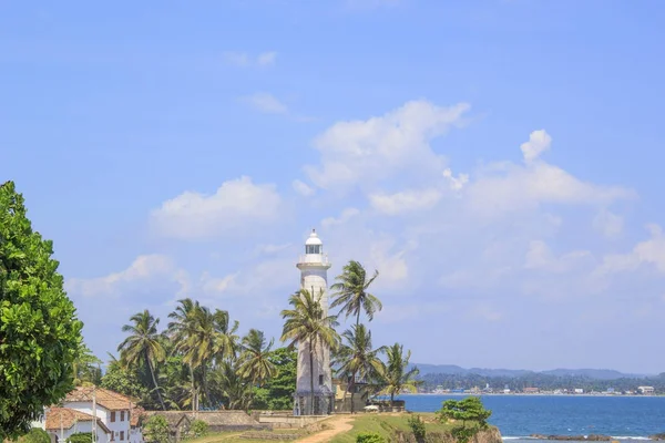 Ünlü Deniz Feneri Fort Galle Sri Lanka Güneşli Bir Günde — Stok fotoğraf