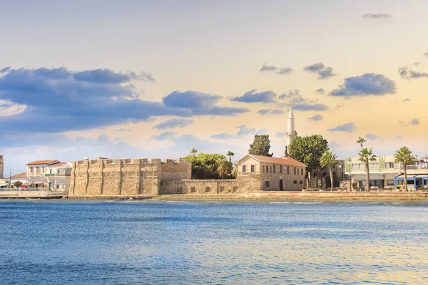 Schöne Aussicht Auf Die Burg Von Larnaca Auf Der Insel — Stockfoto