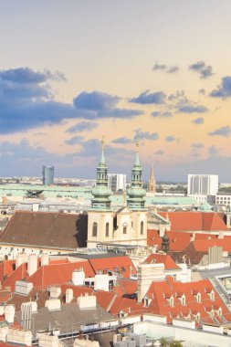 Aziz Stephan Katedrali Viyana, Avusturya, gözlem güverteden kenti