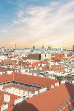 Aziz Stephan Katedrali Viyana, Avusturya, gözlem güverteden kenti