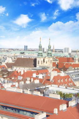 Aziz Stephan Katedrali Viyana, Avusturya, gözlem güverteden kenti