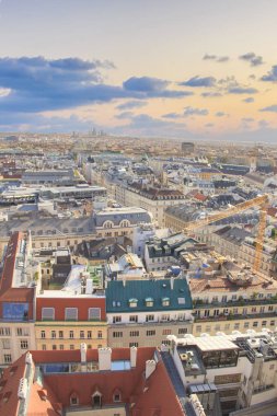 Aziz Stephan Katedrali Viyana, Avusturya, gözlem güverteden kenti