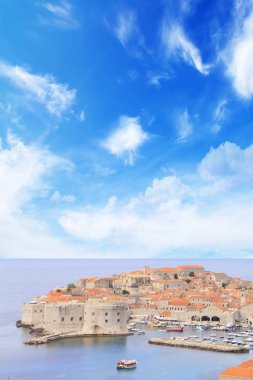 Dubrovnik, Hırvatistan'ın antik kentin güzel manzara