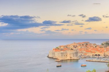 Dubrovnik, Hırvatistan'ın antik kentin güzel manzara