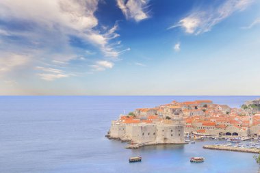 Dubrovnik, Hırvatistan'ın antik kentin güzel manzara
