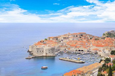Dubrovnik, Hırvatistan'ın antik kentin güzel manzara