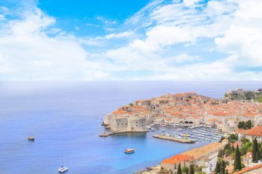 Dubrovnik, Hırvatistan'ın antik kentin güzel manzara